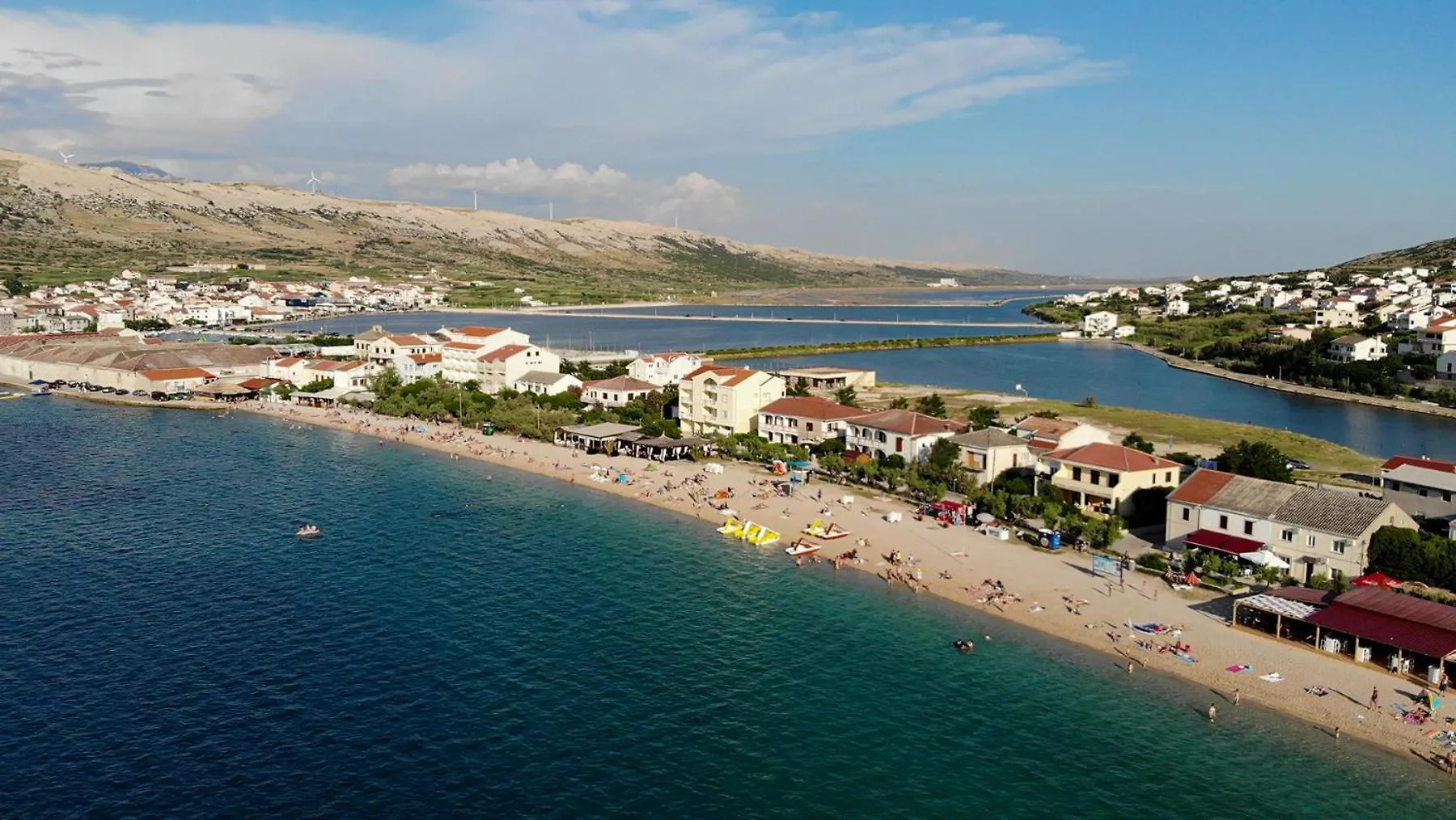 New Apartments With Sea View Pag Town Croatia